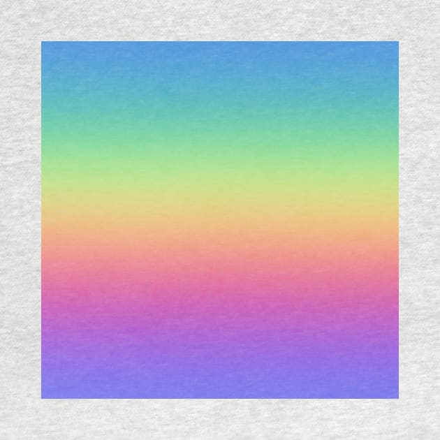 Rainbow Gradient in Soft Vivid Colors by Whoopsidoodle